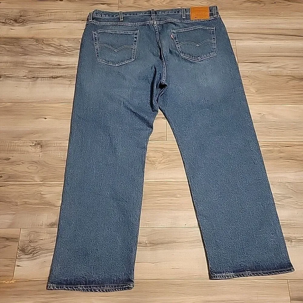 Levi's 501 Original Riveted XX Jeans Mens 46x32 Blue BigE Relaxed Straight Denim